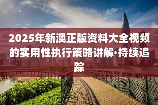 2025年新澳正版资料大全视频的实用性执行策略讲解·持续追踪