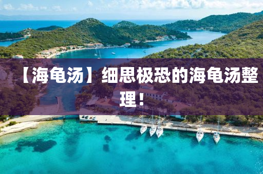 【海龟汤】细思极恐的海龟汤整理！