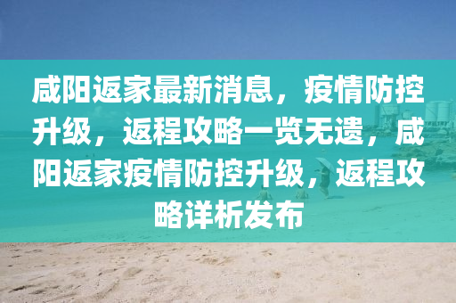 咸阳返家最新消息，疫情防控升级，返程攻略一览无遗，咸阳返家疫情防控升级，返程攻略详析发布