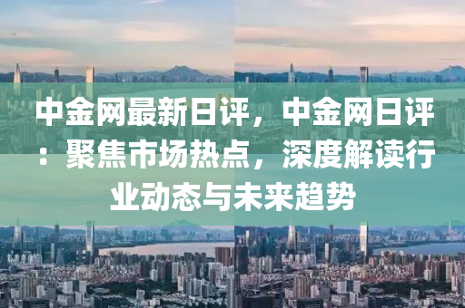 中金网最新日评，中金网日评：聚焦市场热点，深度解读行业动态与未来趋势