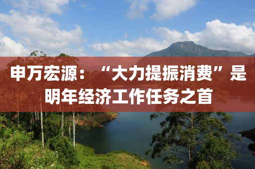 申万宏源：“大力提振消费”是明年经济工作任务之首