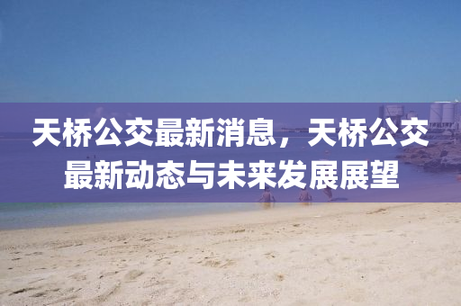 天桥公交最新消息，天桥公交最新动态与未来发展展望