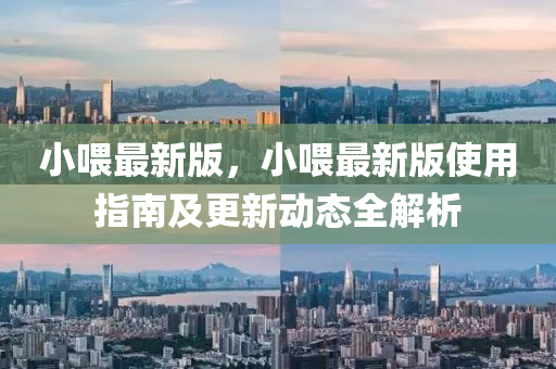 小喂最新版，小喂最新版使用指南及更新动态全解析