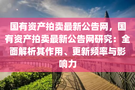 国有资产拍卖最新公告网，国有资产拍卖最新公告网研究：全面解析其作用、更新频率与影响力