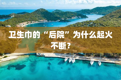 卫生巾的“后院”为什么起火不断？