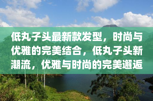 低丸子头最新款发型，时尚与优雅的完美结合，低丸子头新潮流，优雅与时尚的完美邂逅