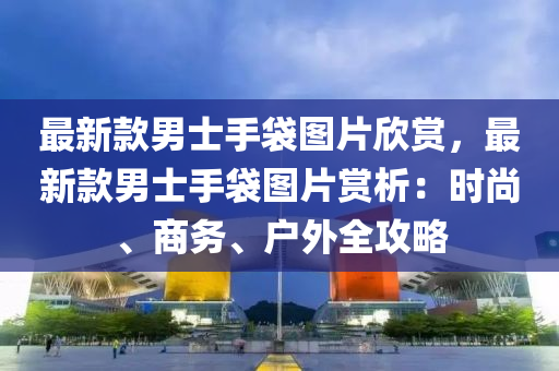 最新款男士手袋图片欣赏，最新款男士手袋图片赏析：时尚、商务、户外全攻略