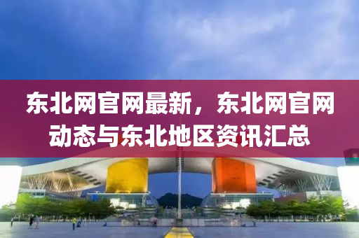 东北网官网最新，东北网官网动态与东北地区资讯汇总