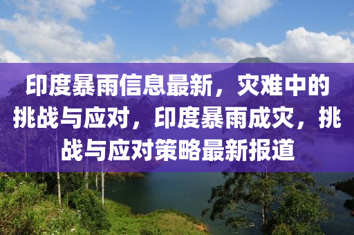 印度暴雨信息最新，灾难中的挑战与应对，印度暴雨成灾，挑战与应对策略最新报道