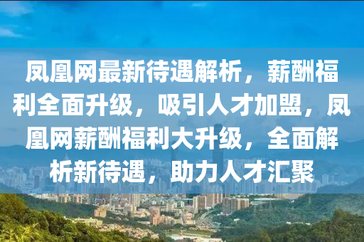 凤凰网最新待遇解析，薪酬福利全面升级，吸引人才加盟，凤凰网薪酬福利大升级，全面解析新待遇，助力人才汇聚