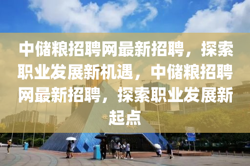 中储粮招聘网最新招聘，探索职业发展新机遇，中储粮招聘网最新招聘，探索职业发展新起点