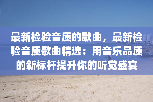 最新检验音质的歌曲，最新检验音质歌曲精选：用音乐品质的新标杆提升你的听觉盛宴