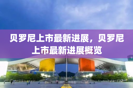 贝罗尼上市最新进展，贝罗尼上市最新进展概览
